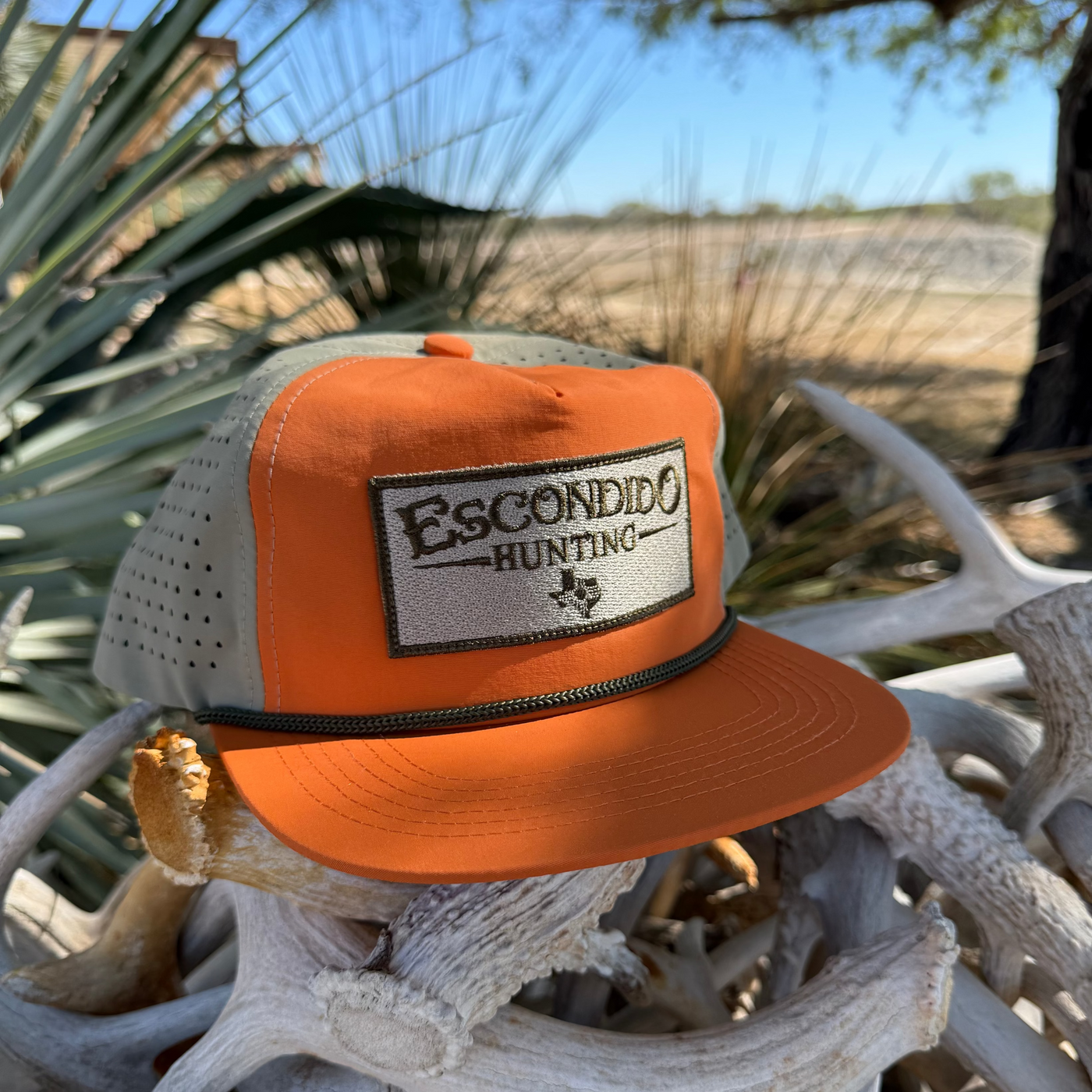 Orange Patch Perforated Back