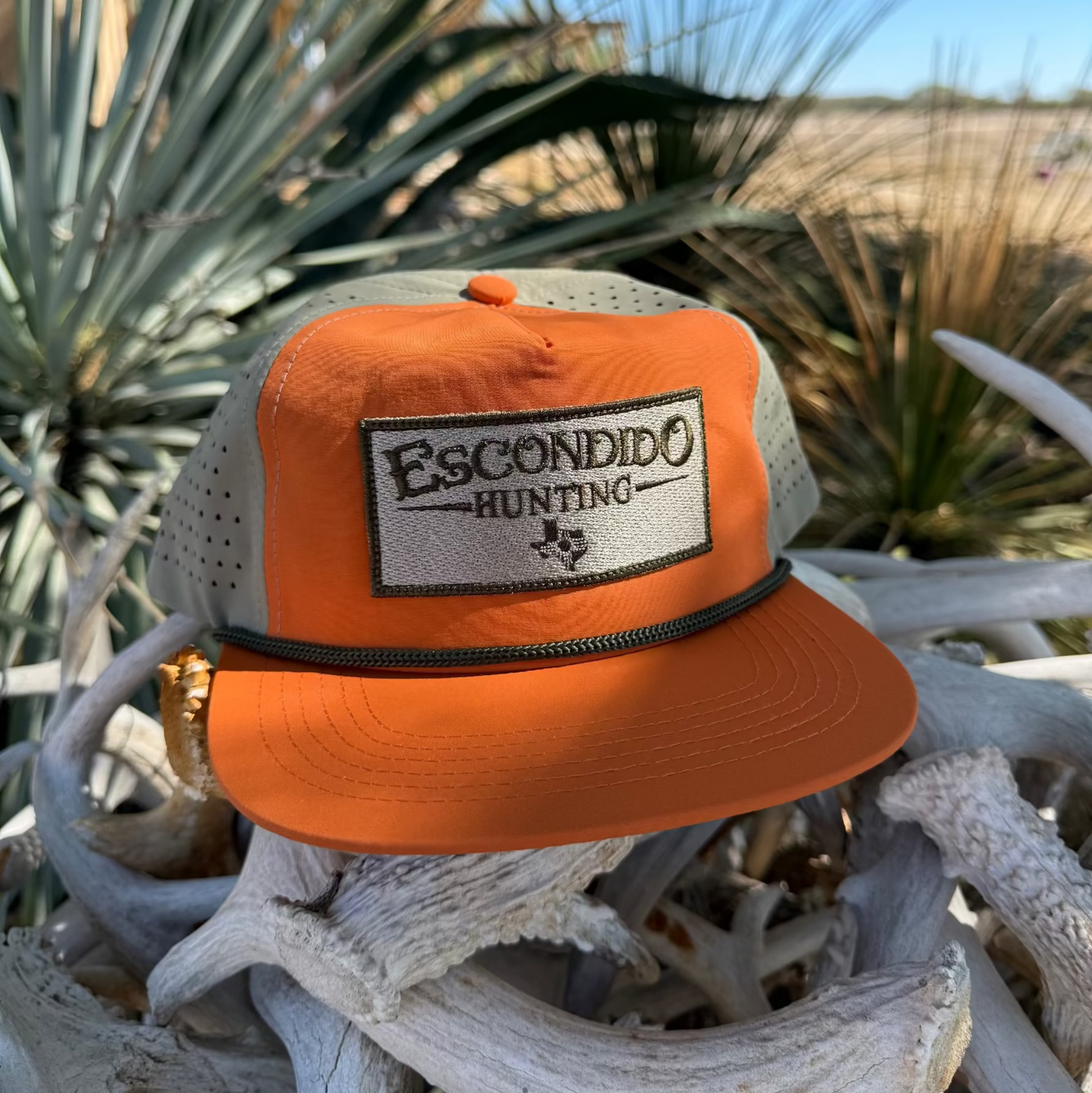 Orange Patch Perforated Back