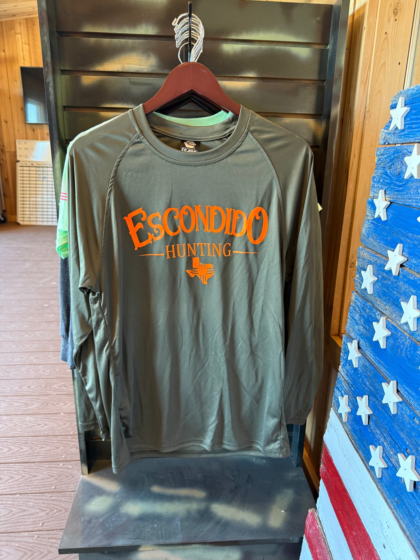 Green Polyester Long Sleeve